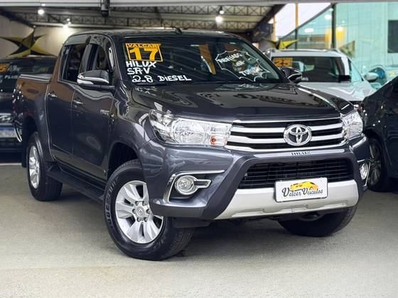 TOYOTA HILUX 2.8 SRV 4X4 CD 16V DIESEL 4P AUTOMÁTICO TOYOTA HILUX 2.8 SRV 4X4 CD 16V DIESEL 4P AUTOMÁTICO